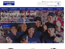 Tablet Screenshot of catalog.incentives.com